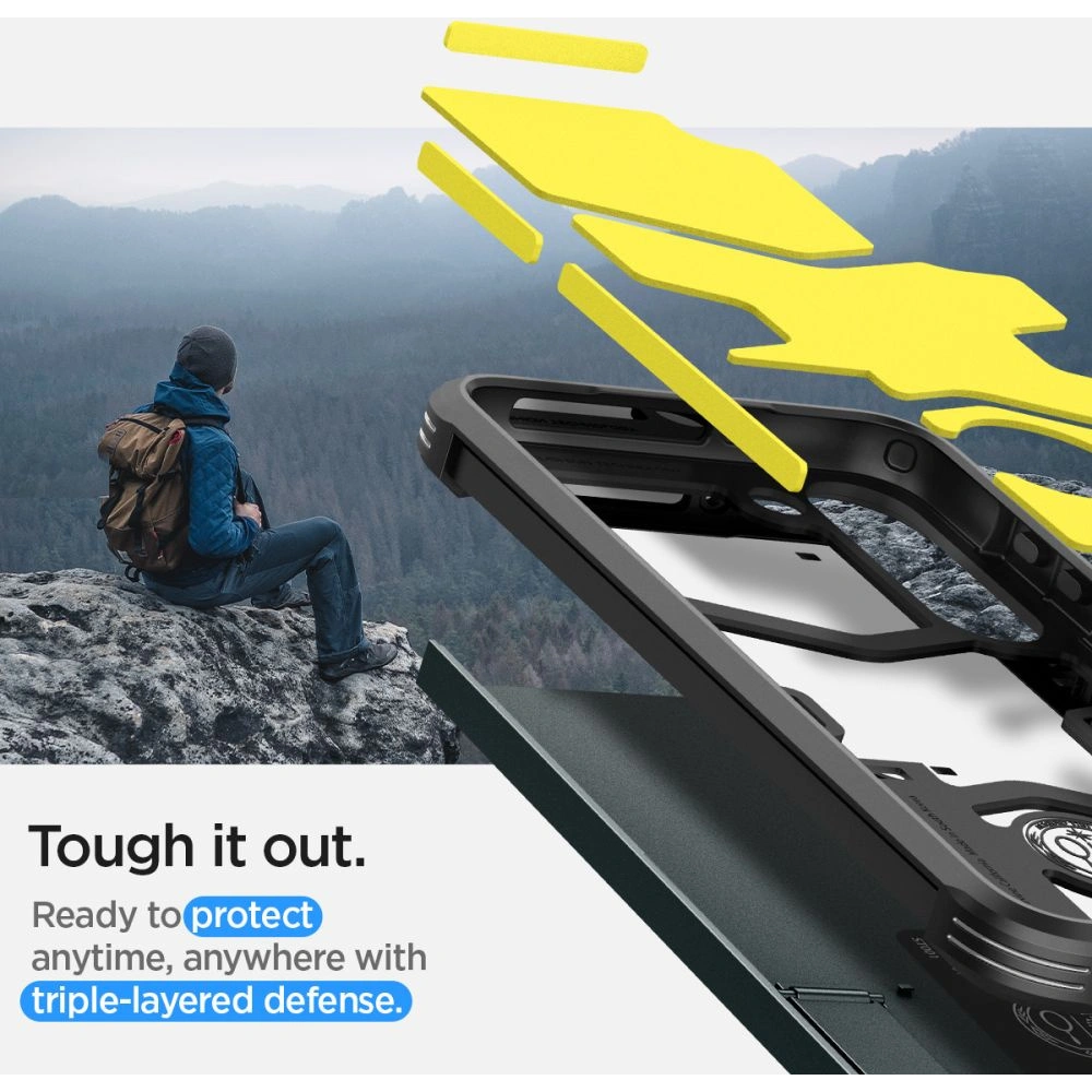 Hurtownia GSM - Case Spigen Tough Armor Samsung Galaxy S23 Abyss Green - SPN2668 - {ean13} - Hurt