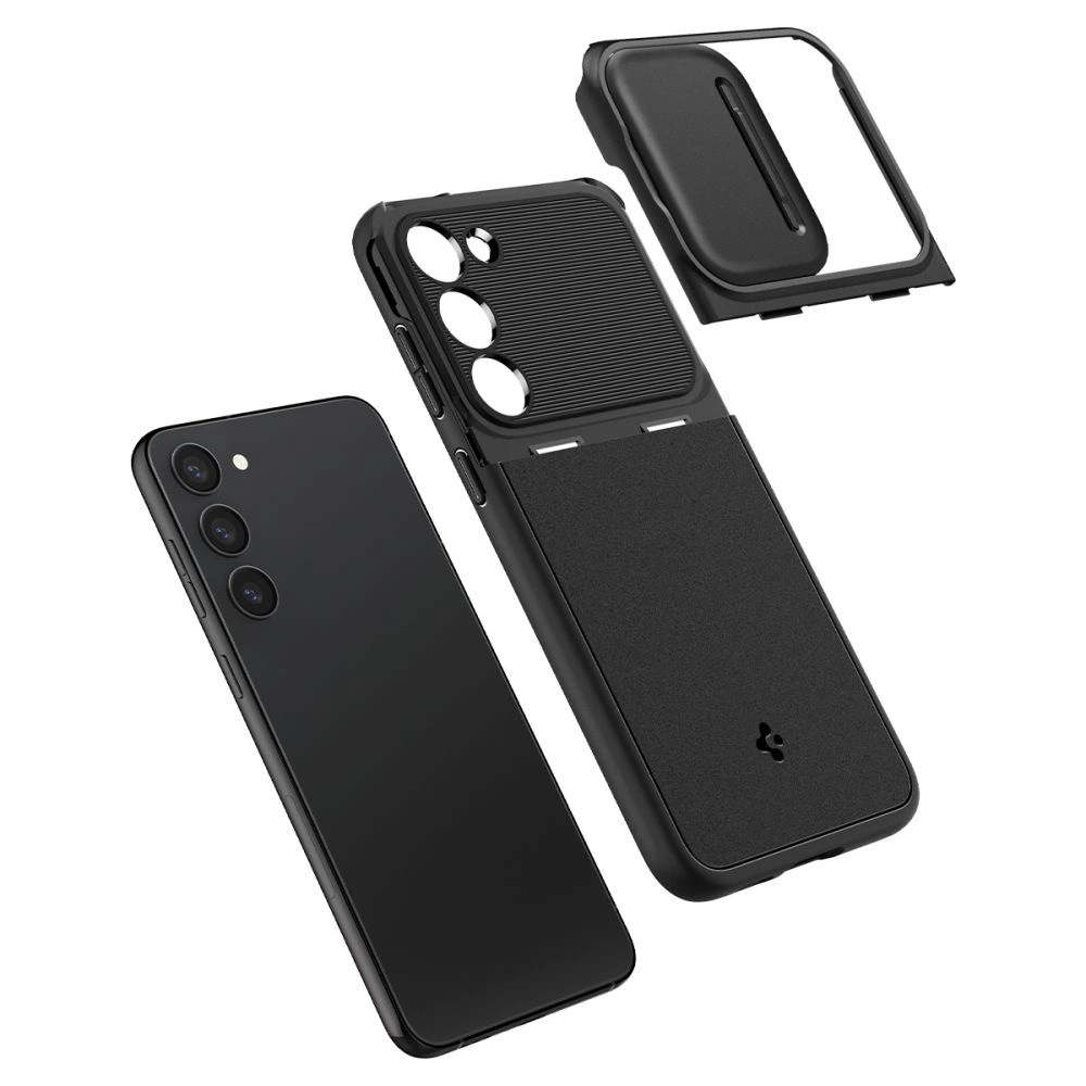 Hurtownia GSM - Etui Spigen Optik Armor Samsung Galaxy S23 Fekete - SPN2671 - {ean13} - Hurt