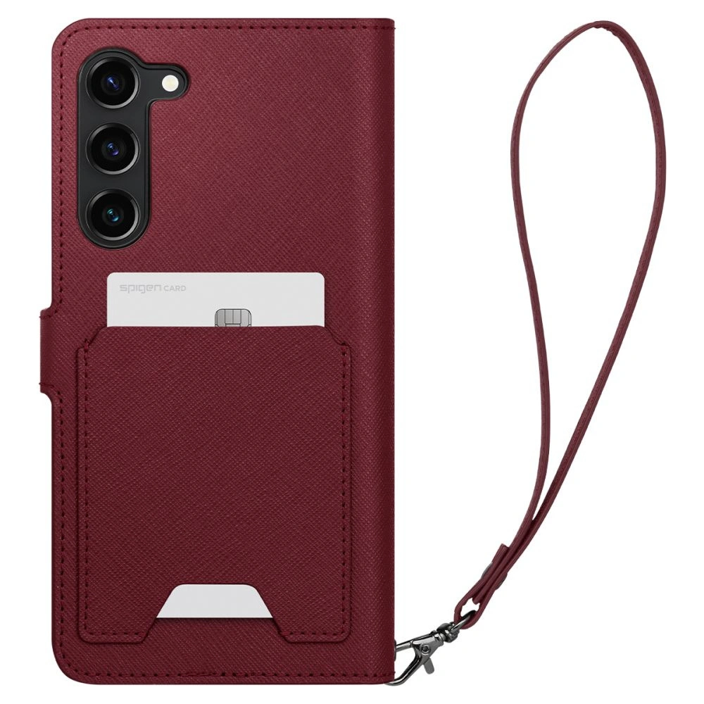 Wholesale Spigen Wallet S Plus Samsung Galaxy S23 Burgundy - SPN2672 - {ean13} - Hurt