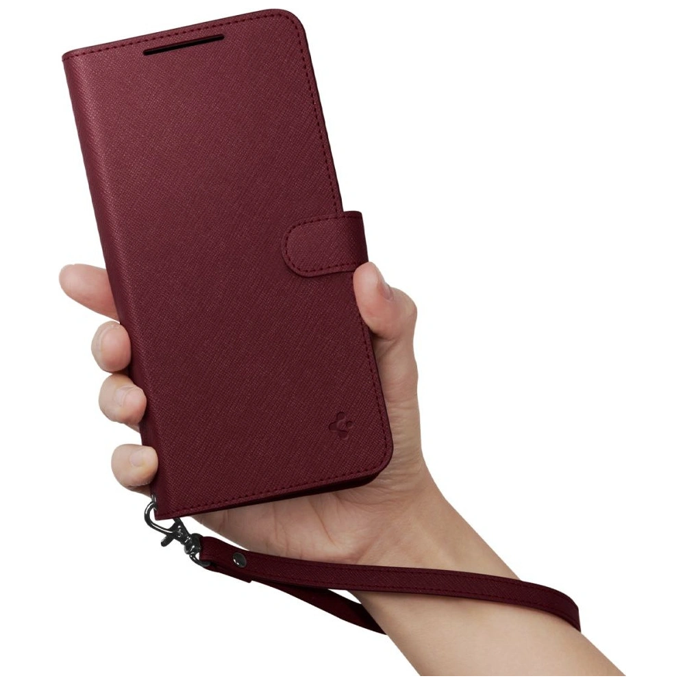 Wholesale Spigen Wallet S Plus Samsung Galaxy S23 Burgundy - SPN2672 - {ean13} - Hurt