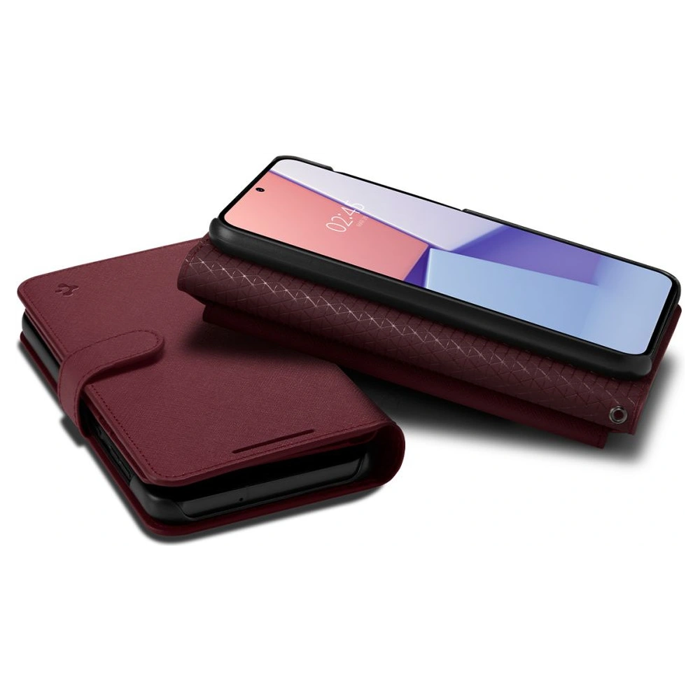 Wholesale Spigen Wallet S Plus Samsung Galaxy S23 Burgundy - SPN2672 - {ean13} - Hurt