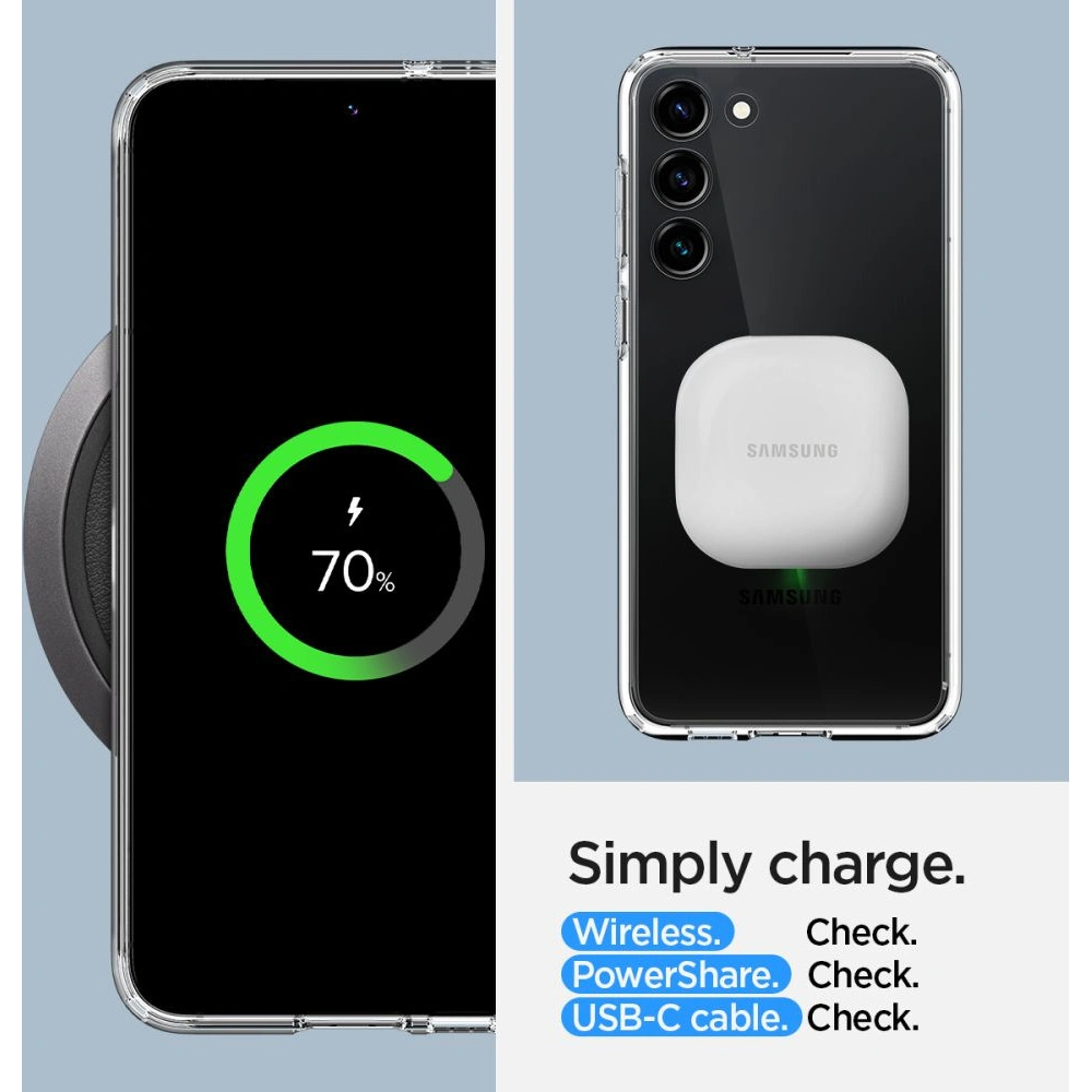 Hurtownia GSM - Etui Spigen Ultra Hybrid Samsung Galaxy S23+ Plus Átlátszó - SPN2682 - {ean13} - Hurt