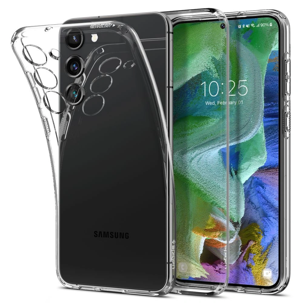 Wholesale Spigen Liquid Crystal Samsung Galaxy S23+ Plus Crystal Clear - SPN2687 - {ean13} - Hurt