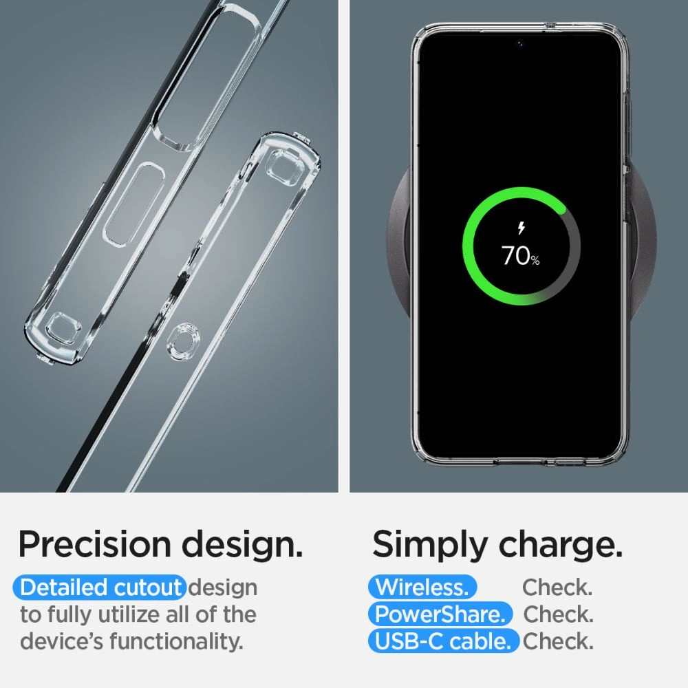 Wholesale Spigen Liquid Crystal Samsung Galaxy S23+ Plus Crystal Clear - SPN2687 - {ean13} - Hurt