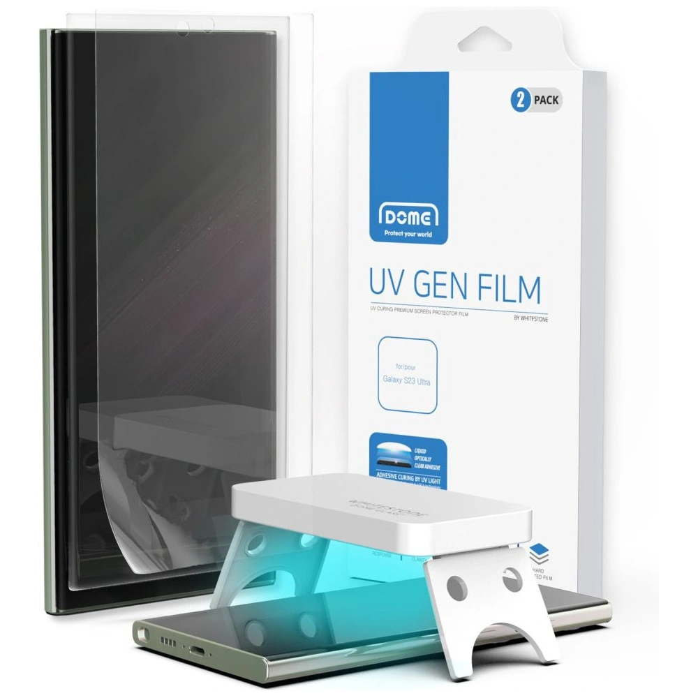 Hurtownia GSM - Schutzfolie Whitestone Dome UV Gen Film Samsung Galaxy S23 Ultra [2 PACK] - WSD84 - {ean13} - Hurt