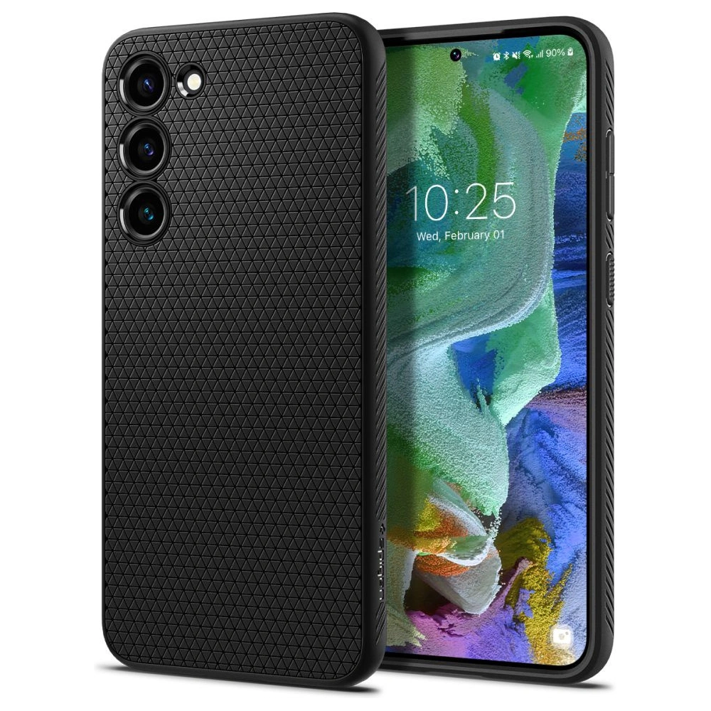Hurtownia GSM - Case Spigen Liquid Air Samsung Galaxy S23+ Plus Matt Schwarz - SPN2690 - {ean13} - Hurt