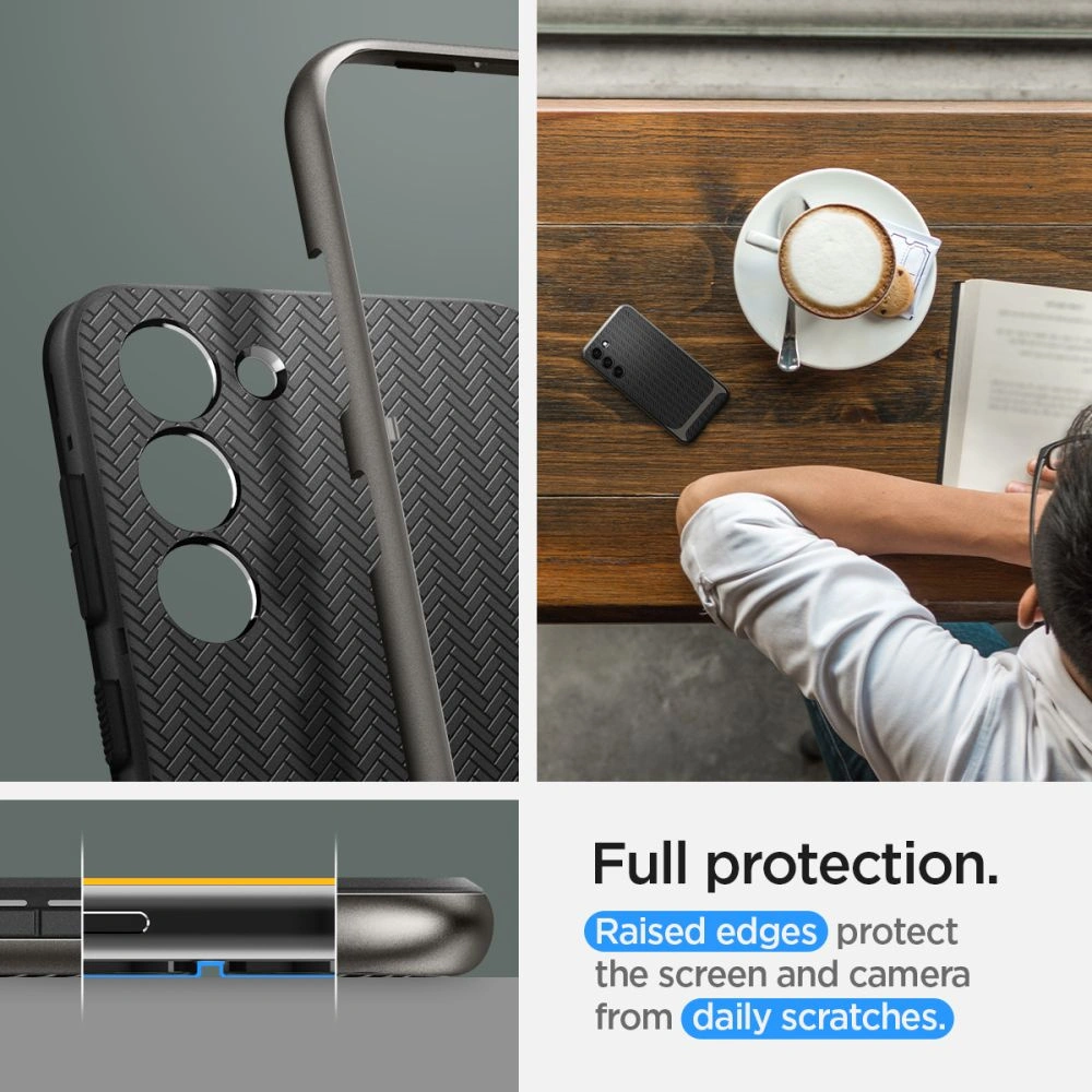 Wholesale Spigen Neo Hybrid Samsung Galaxy S23+ Plus Gunmetal - SPN2695 - {ean13} - Hurt