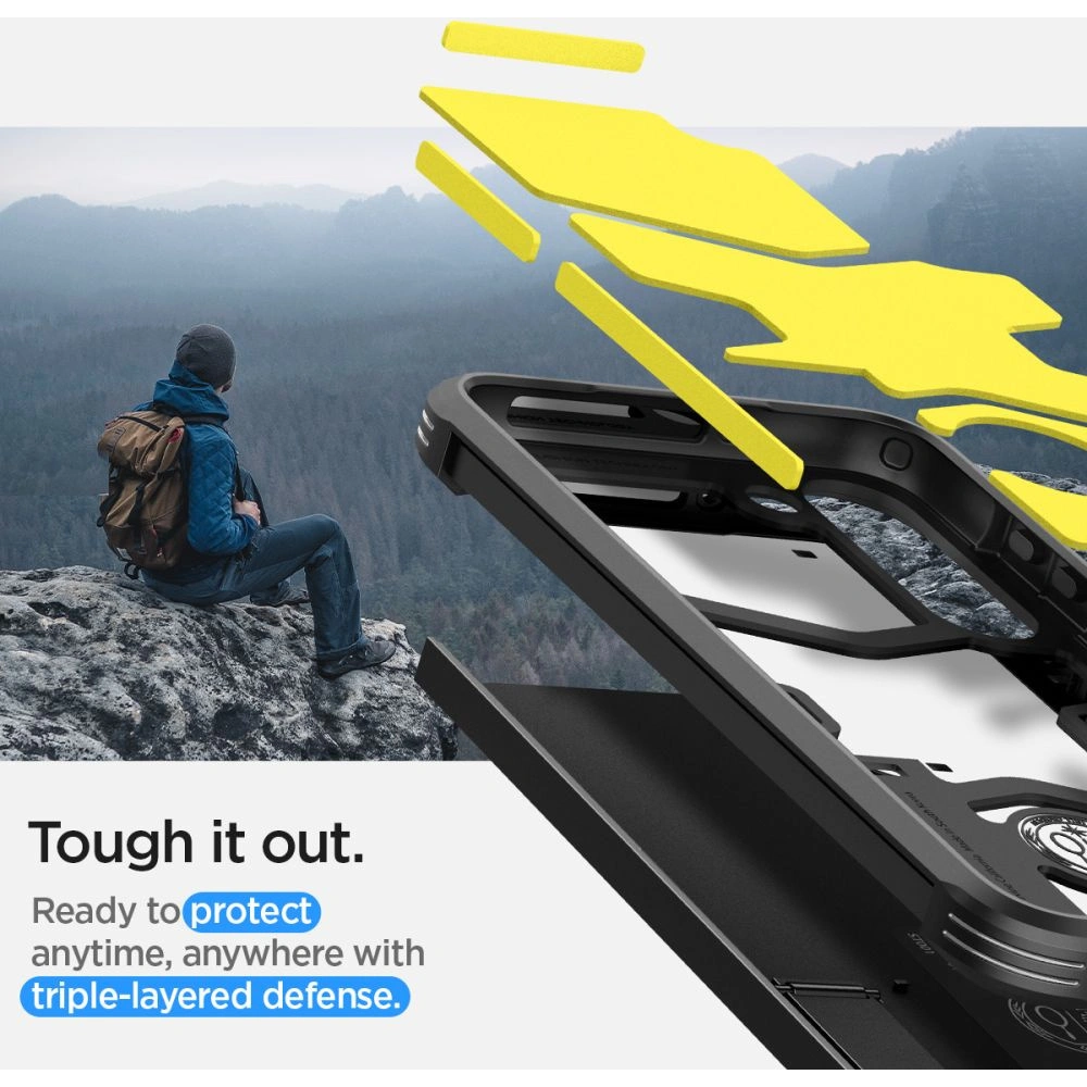 Hurtownia GSM - Case Spigen Tough Armor Samsung Galaxy S23+ Plus Schwarz - SPN2697 - {ean13} - Hurt