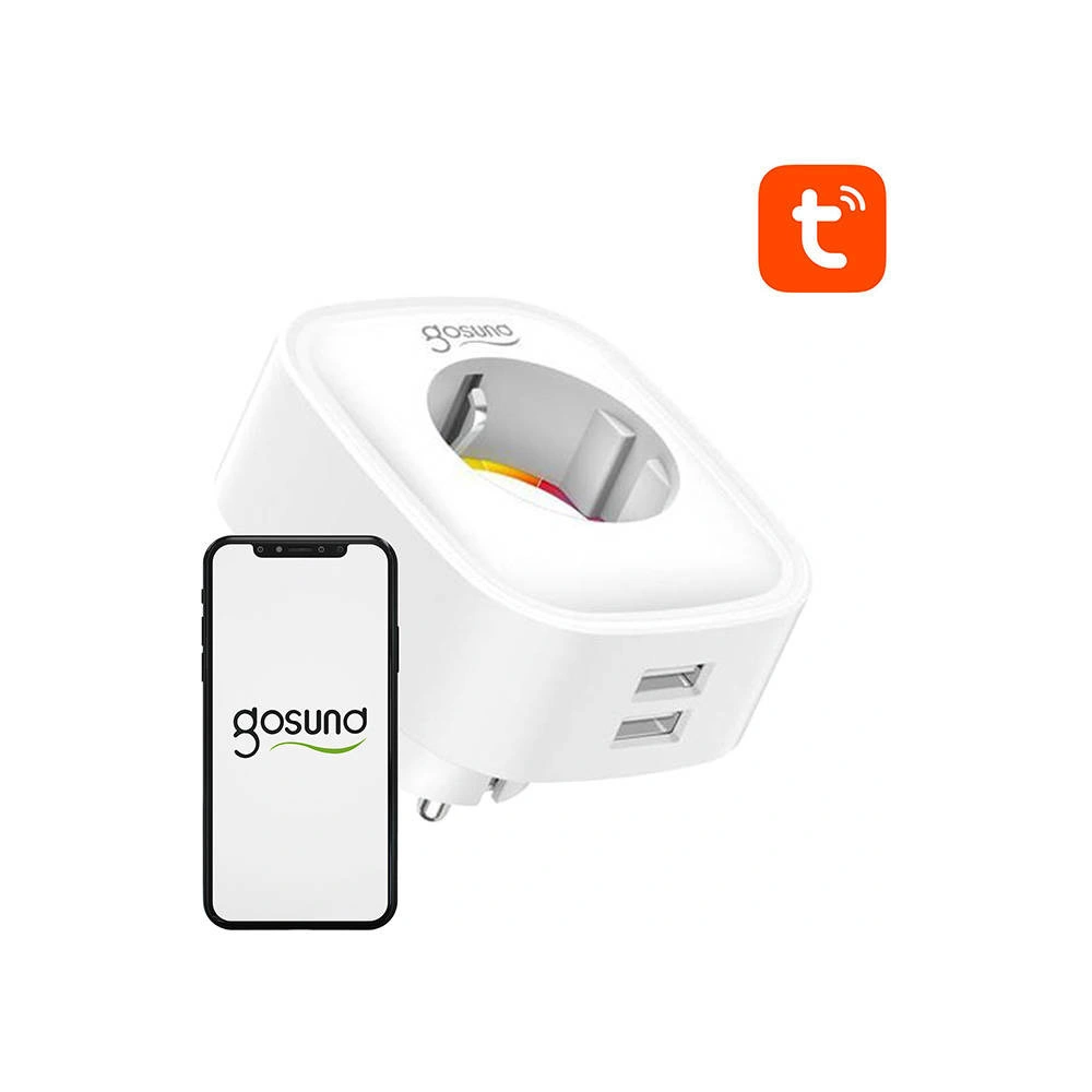 Hurtownia GSM - Inteligentní zásuvka WiFi Gosund SP112 2xUSB Tuya - GSD43 - {ean13} - Hurt