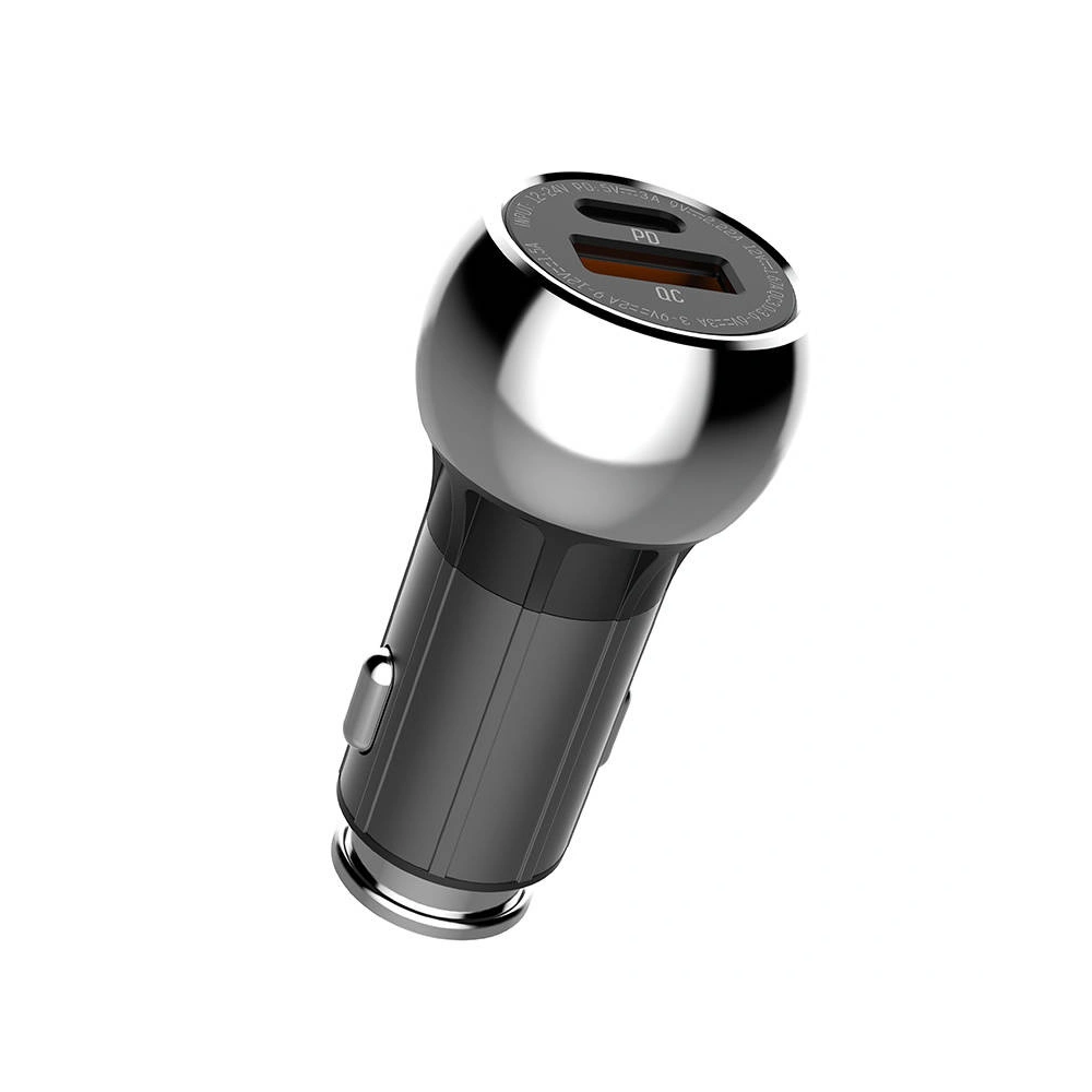 Hurtownia GSM - Autós töltő LDNIO C1, USB + USB-C, PD + QC 3.0, 36W (fekete) - LDN3 - {ean13} - Hurt