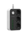 Wholesale LDNIO SE3631 Power Strip, 3x AC, 6x USB 1.6m (black) - LDN6 - {ean13} - Hurt