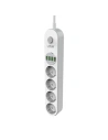 Hurtownia GSM - Napájecí lišta se 4 AC zásuvkami, 4x USB, LDNIO SE4432, 2m (bílá) - LDN9 - {ean13} - Hurt