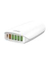 Ładowarka sieciowa LDNIO A6573C, 5x USB, 65W, 1.5m (biała)
