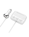 Hurtownia GSM - Auto-Ladegerät mit Verteiler LDNIO C504Q, 3x USB (weiß) - LDN11 - {ean13} - Hurt