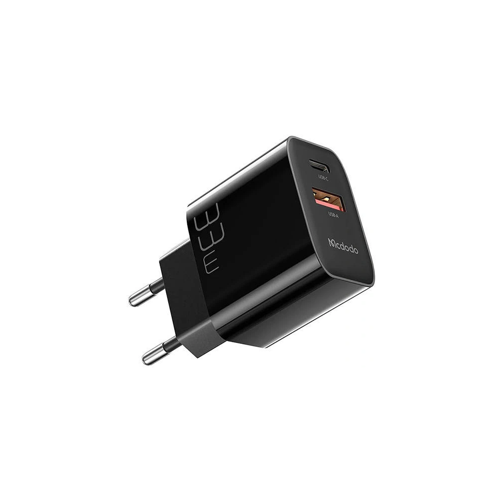 Hurtownia GSM - Hálózati töltő Mcdodo CH-0922 USB + USB-C, 33W + USB-C kábel (fekete) - MDD4 - {ean13} - Hurt