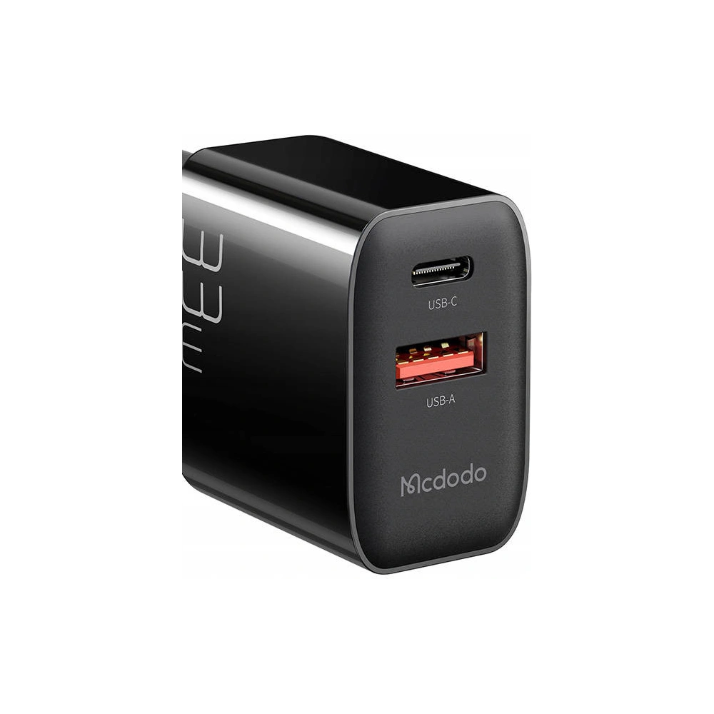 Hurtownia GSM - Hálózati töltő Mcdodo CH-0922 USB + USB-C, 33W + USB-C kábel (fekete) - MDD4 - {ean13} - Hurt