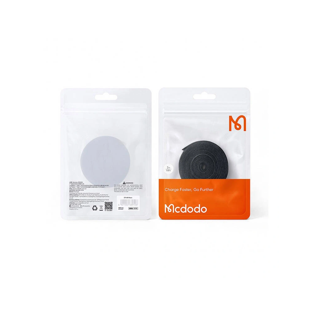 Bandă velcro, organizator de cabluri Mcdodo VS-0960 1m (negru)