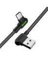 Hurtownia GSM - Kabel unghiular Mcdodo CA-5280 USB-A/USB-C LED, 1.2m (negru) - MDD9 - {ean13} - Hurt