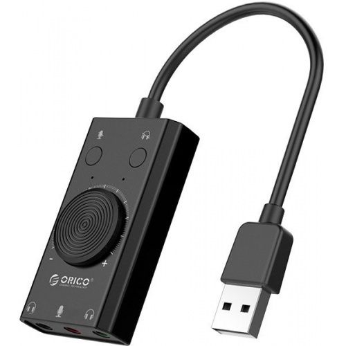 Orico Distributor - 6954301193272 - ORC24 - Orico External Sound Card USB 2.0, 10cm - B2B homescreen