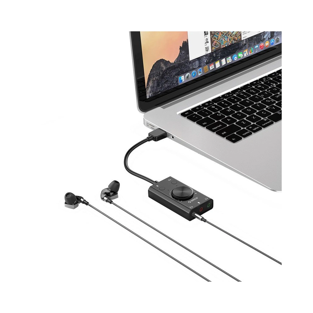 Hurtownia GSM - Külső hangkártya Orico USB 2.0, 10cm - ORC24 - {ean13} - Hurt
