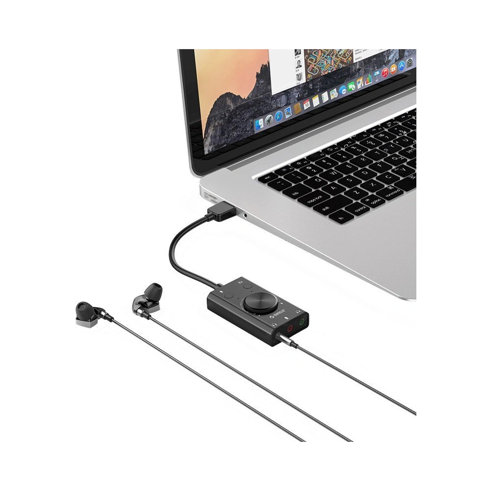 Wholesale Orico External Sound Card USB 2.0, 10cm - ORC26 - {ean13} - Hurt