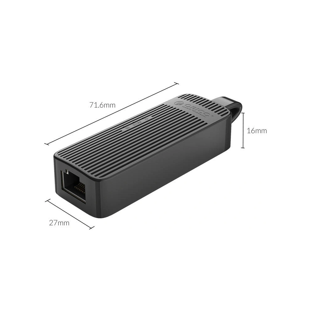 Hurtownia GSM - Adaptér síťový Orico USB na RJ45 (černý) - ORC28 - {ean13} - Hurt