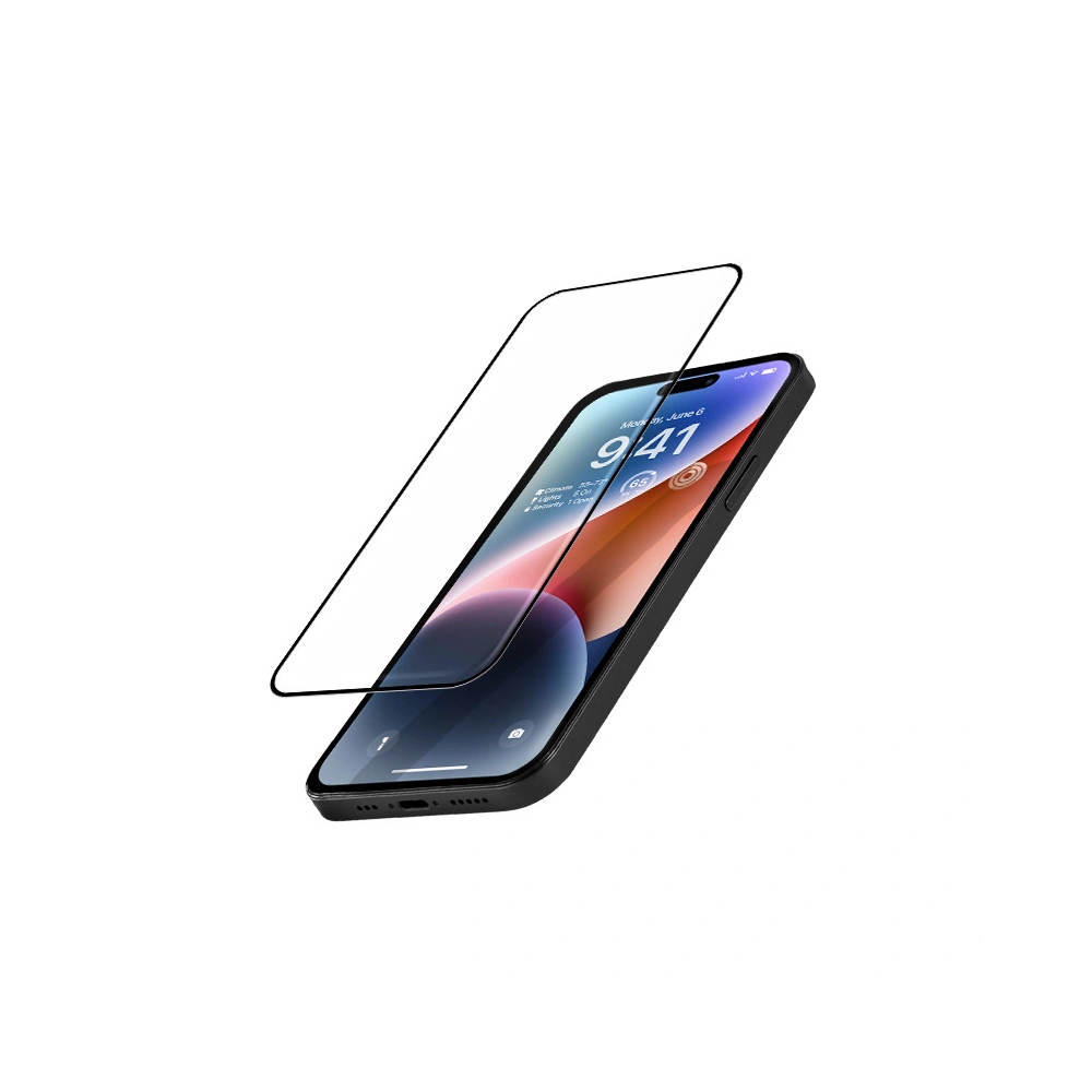 Hurtownia GSM - Gehärtetes Glas Crong Anti-Bakteriell 3D Armor Glas Apple iPhone 14 Pro + Installationsrahmen - CRG585 - {ean13} - Hurt