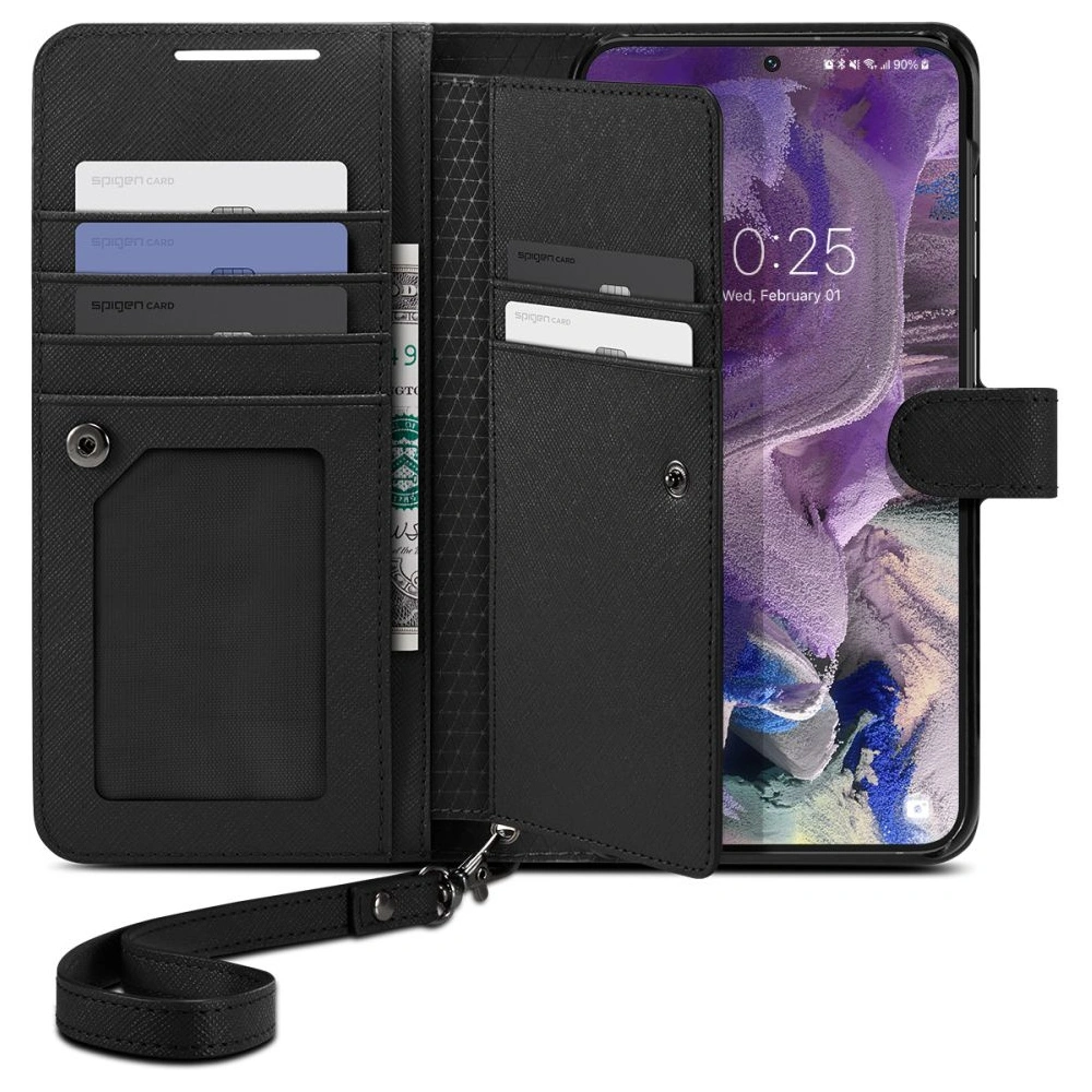 Hurtownia GSM - Etui Spigen Wallet S Plus Samsung Galaxy S23 Fekete - SPN2700 - {ean13} - Hurt