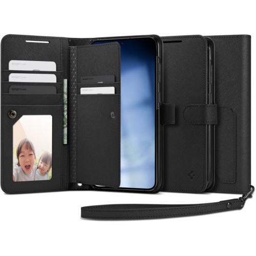 Spigen Distributor - 8809896740784 - SPN2703 - Spigen Wallet S Plus Samsung Galaxy S23+ Plus Black - B2B homescreen
