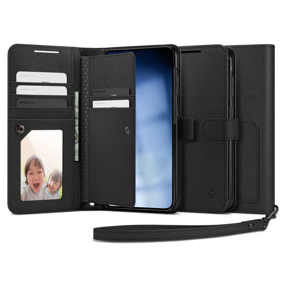 Hurtownia GSM - Etui Spigen Wallet S Plus Samsung Galaxy S23+ Plus černé - SPN2703 - {ean13} - Hurt