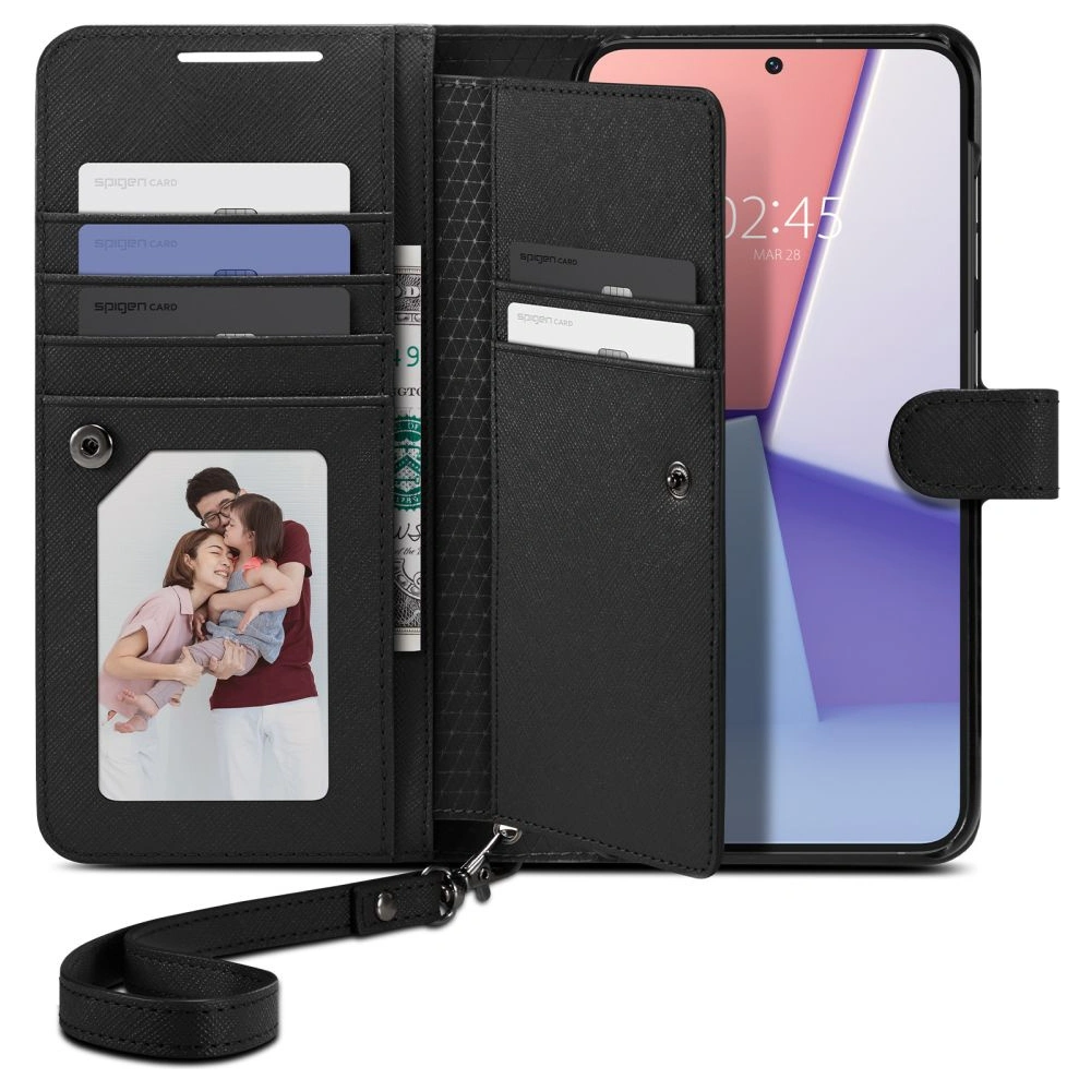 Hurtownia GSM - Etui Spigen Wallet S Plus Samsung Galaxy S23+ Plus černé - SPN2703 - {ean13} - Hurt