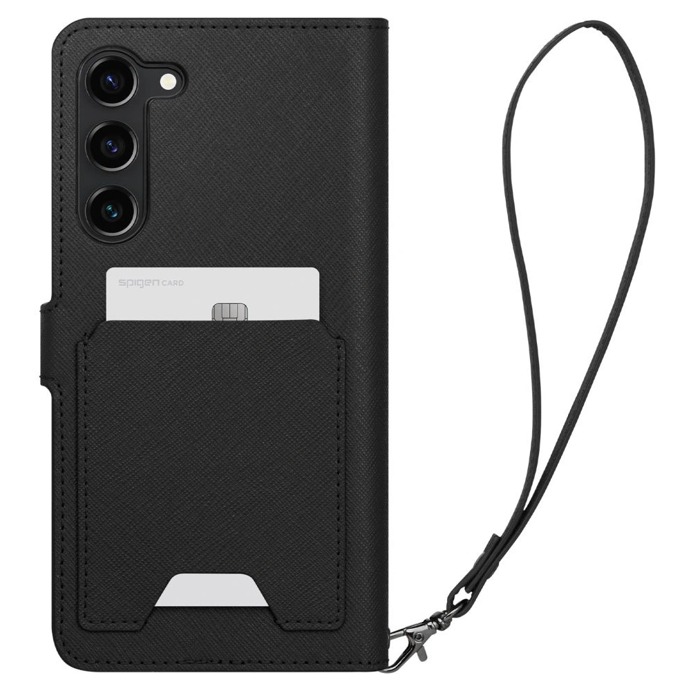 Hurtownia GSM - Etui Spigen Wallet S Plus Samsung Galaxy S23+ Plus černé - SPN2703 - {ean13} - Hurt