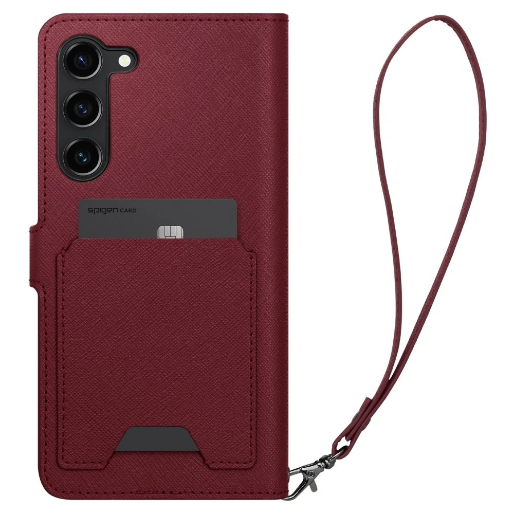 Hurtownia GSM - Etui Spigen Wallet S Plus Samsung Galaxy S23+ Plus Burgundská - SPN2704 - {ean13} - Hurt