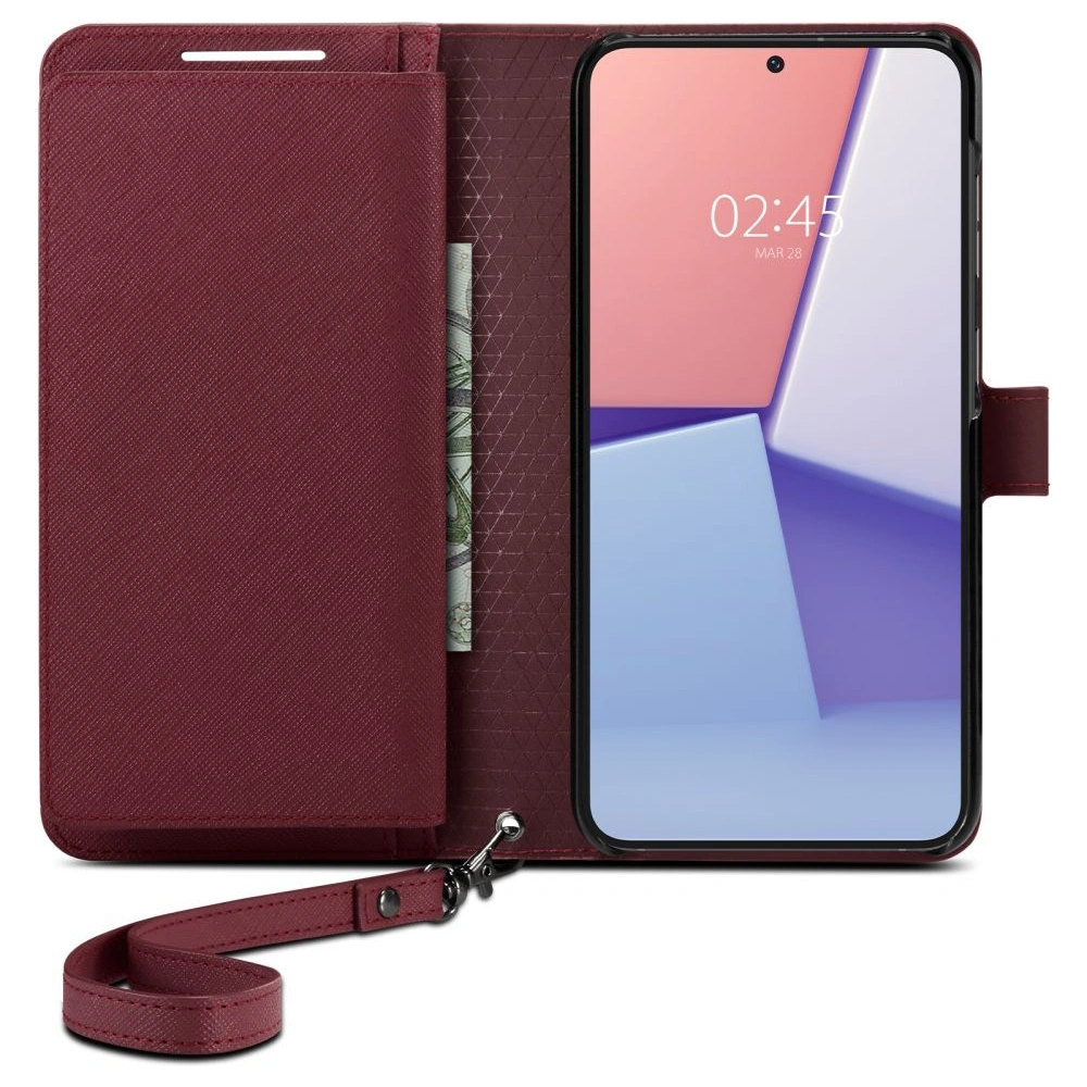 Hurtownia GSM - Etui Spigen Wallet S Plus Samsung Galaxy S23+ Plus Burgundská - SPN2704 - {ean13} - Hurt