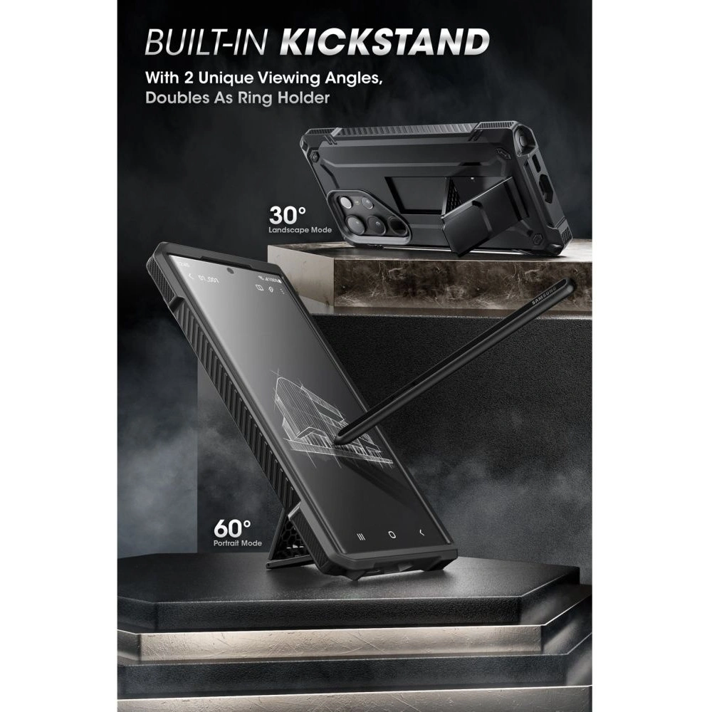 Hurtownia GSM - Etui Supcase Unicorn Beetle Samsung Galaxy S23 Ultra Negru - SPC357 - {ean13} - Hurt