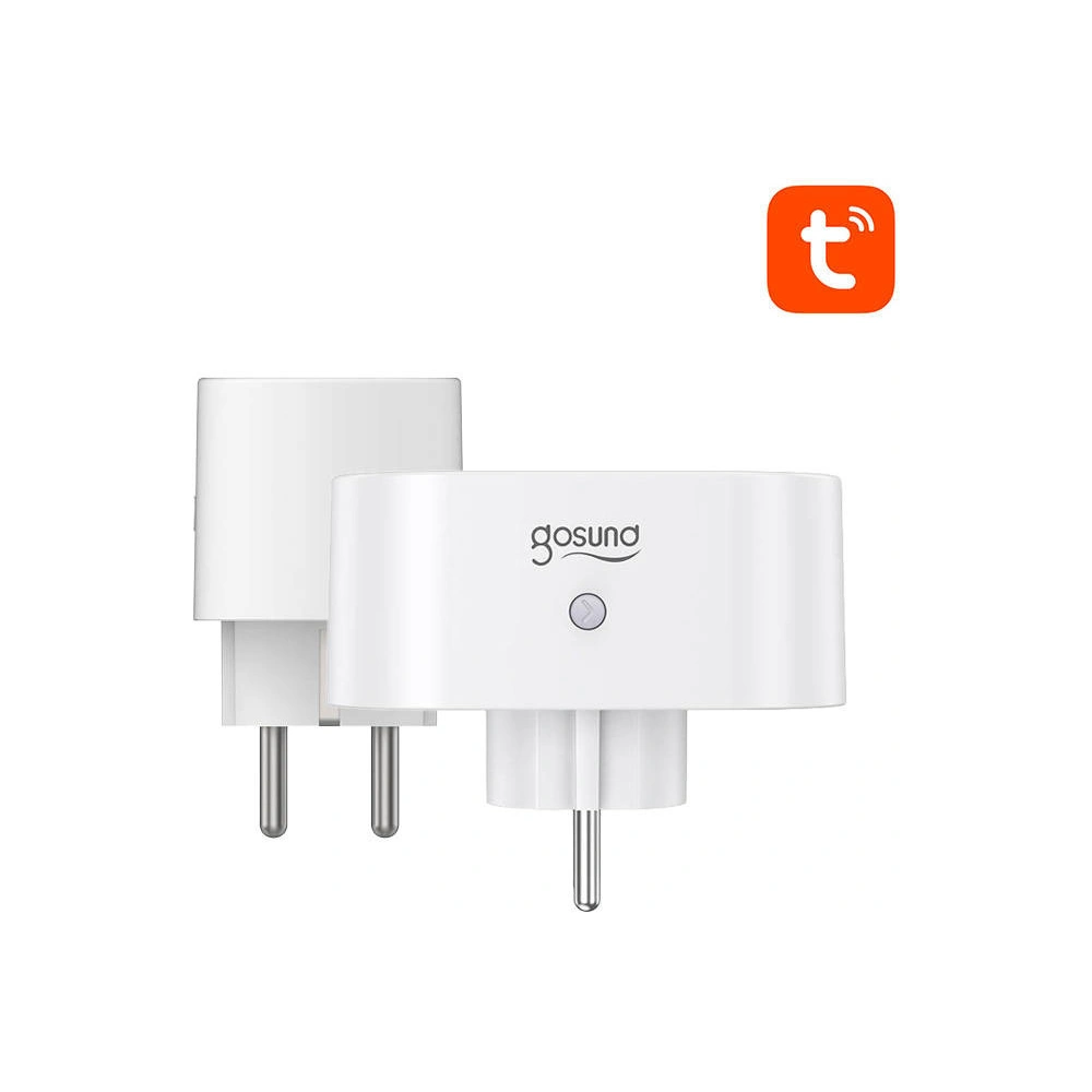 Wholesale Double Smart plug WiFi Gosund SP211 3500W Tuya [2 PACK] - GSD52 - {ean13} - Hurt