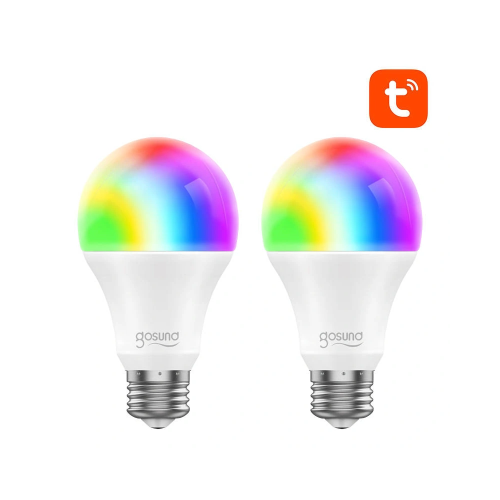 Wholesale Smart bulb LED WB4 Gosund (RGB) E27 Tuya [2 PACK] - GSD53 - {ean13} - Hurt