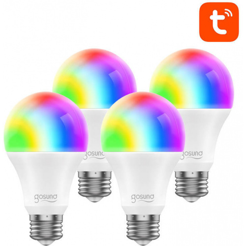 Gosund Distributor - 5907489608640 - GSD55 - Smart bulb LED WB4 Gosund (RGB) E27 Tuya [4 PACK] - B2B homescreen