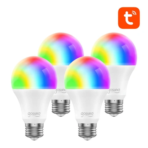 Smart żarówka LED WB4 Gosund (RGB) E27 Tuya [4 PACK]