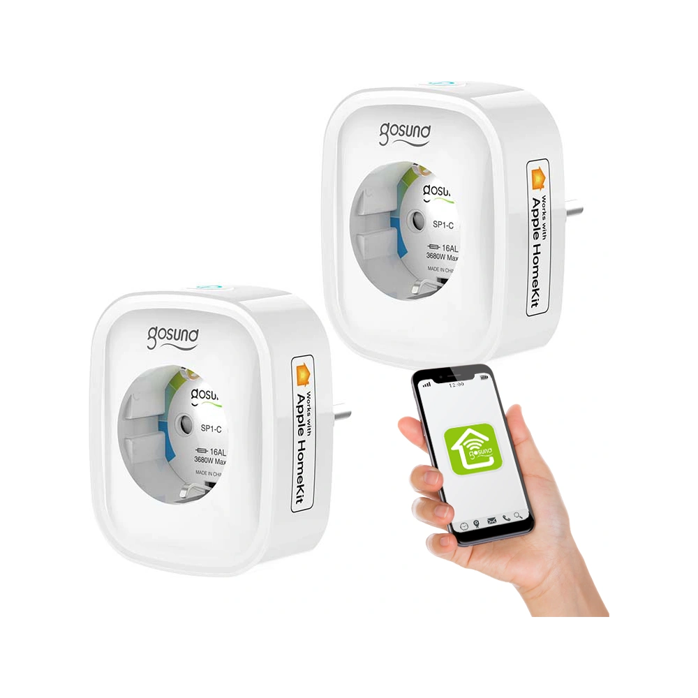 Hurtownia GSM - Inteligentní WiFi zásuvka Gosund SP1-H (HomeKit) [2 PACK] - GSD58 - {ean13} - Hurt