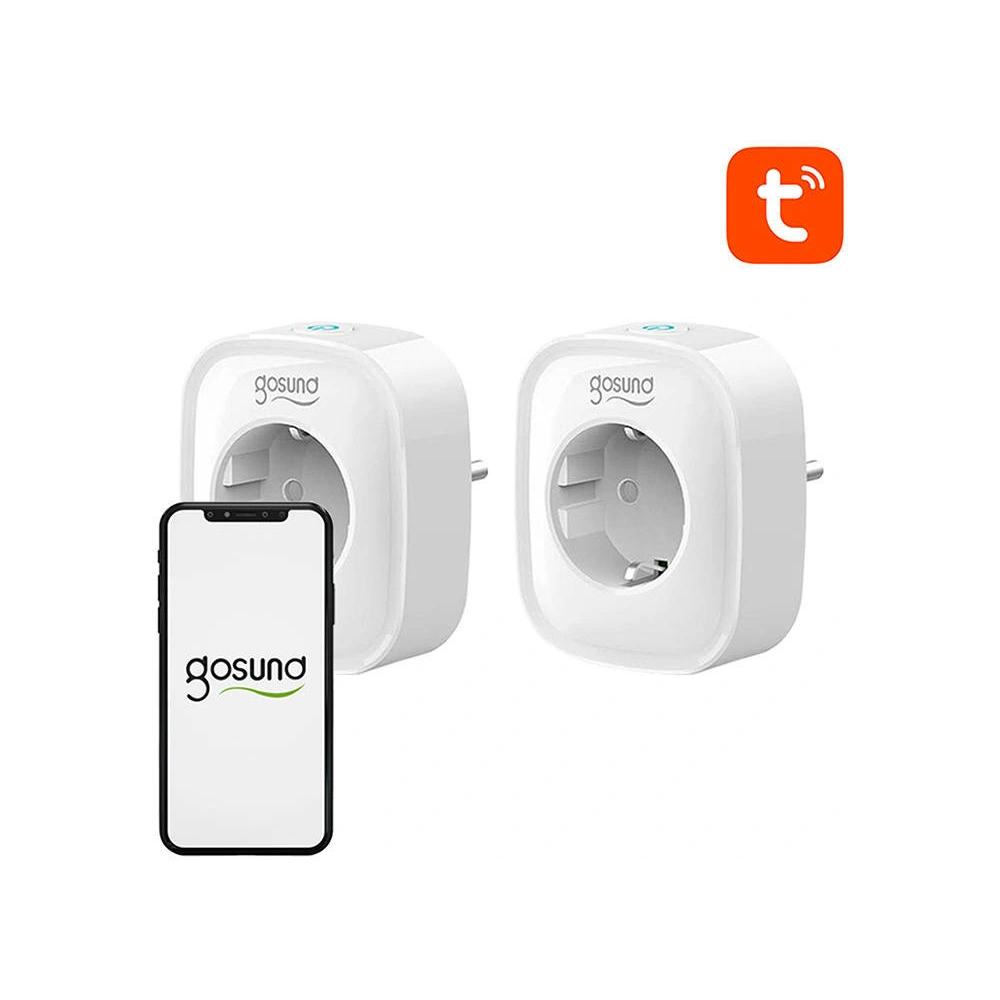 Wholesale Smart plug WiFi Gosund SP1 Tuya [2 PACK] - GSD59 - {ean13} - Hurt
