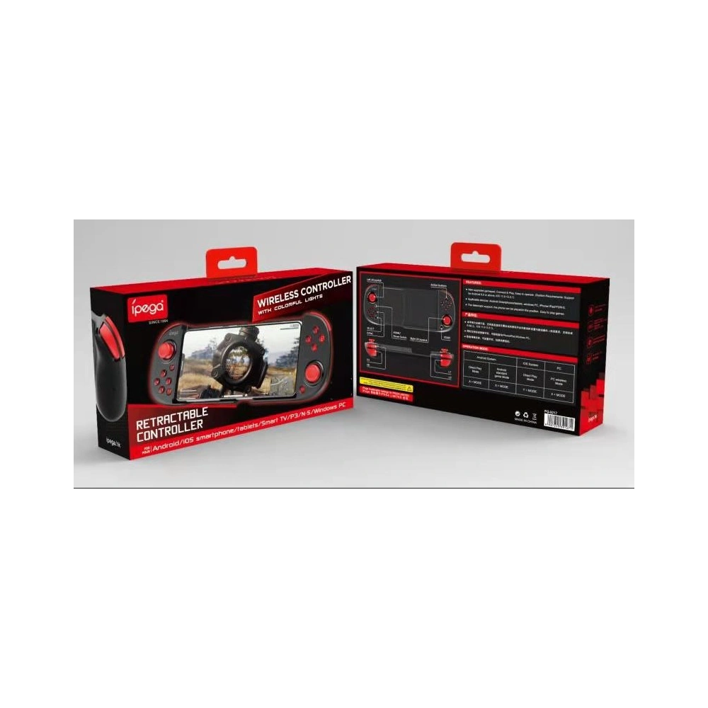 Hurtownia GSM - Controlerul wireless iPega GamePad PG-9217A cu suport pentru telefon - IPG65 - {ean13} - Hurt