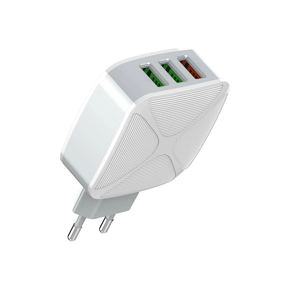 Hurtownia GSM - Hálózati töltő LDNIO A3310Q, 3x USB, QC 3.0 (fehér) - LDN14 - {ean13} - Hurt