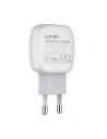 Hurtownia GSM - Hálózati töltő LDNIO A2313C, USB + USB-C, PD + QC 3.0, 20W (fehér) - LDN15 - {ean13} - Hurt
