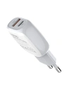 Hurtownia GSM - Hálózati töltő LDNIO A2313C, USB + USB-C, PD + QC 3.0, 20W (fehér) - LDN15 - {ean13} - Hurt