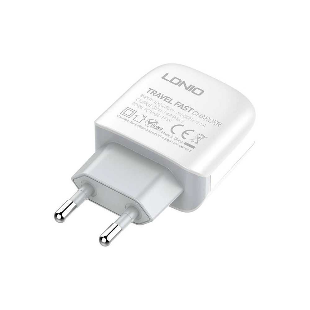 Hurtownia GSM - Încărcător de rețea LDNIO A3312, 3x USB, 17W (alb) - LDN16 - {ean13} - Hurt