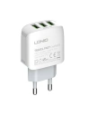 Hurtownia GSM - Hálózati töltő LDNIO A3312, 3x USB, 17W (fehér) - LDN16 - {ean13} - Hurt