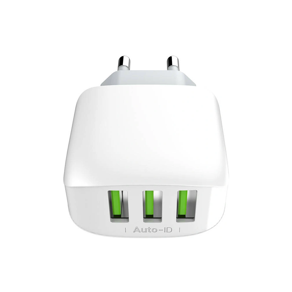 Hurtownia GSM - Hálózati töltő LDNIO A3312, 3x USB, 17W (fehér) - LDN16 - {ean13} - Hurt