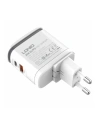 Netzteil mit Lampenfunktion LDNIO A2423C, USB + USB-C, PD + QC 3.0, 25W (weiß)