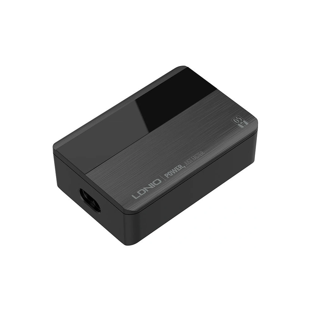 Hurtownia GSM - Netzteil LDNIO A4808Q, 2x USB + 2x USB-C, 65W (schwarz) - LDN19 - {ean13} - Hurt